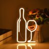 1 Bottle and Goblet Neon Sign