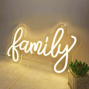 Family  Neon Sign