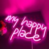 1 My Happy Place Neon Sign