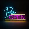 Bar Open  Neon Sign