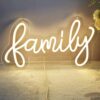 3 Family  Neon Sign