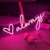 3 Always Neon Sign