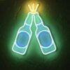 Version 1.0.0 beer bottle Neon Sign