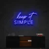 1 Keep It Simple Neon Light