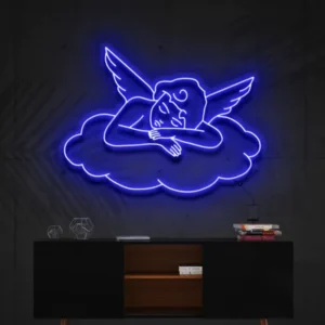Sleeping Angel Neon Light
