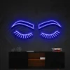 1 Closed Eyebrows Neon Light