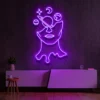 1 Half Universe Face Neon Light