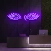 Illuminated Watchful Eyes Neon Light Illuminated Watchful Eyes Neon Light