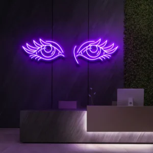 Illuminated Watchful Eyes Neon Light Illuminated Watchful Eyes Neon Light