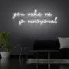 1 You Make Me So Mimogional Neon Light