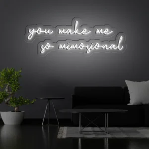 1 You Make Me So Mimogional Neon Light