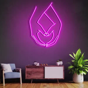 1 Holding Hands Neon Light