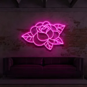 1 Rose Neon Light