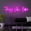 1 Todays Vibe Coffee Neon Light