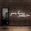 1 Your Hair Needs Me Neon Light