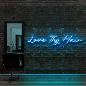 Love Thy Hair Neon Light
