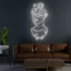 Half Faced Universe Neon Light