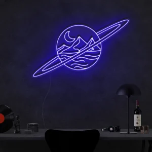 Saturn Neon Light