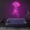 Alien UFO Neon Light