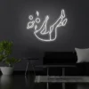 1 Falling Universe With Person Neon Light