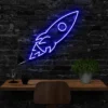 2 Spaceship Neon Light