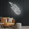 2 Falling Asteroid Neon Light