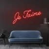 2 Je Faime Neon Light