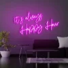 2 It's Dways Happy Hour Neon Light