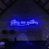 2 Sitters Are Quitters Neon Light