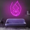 2 Holding Hands Neon Light