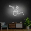 2 Drinnking Coffee Neon Light