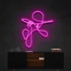 Abstract Person Neon Light