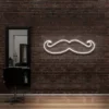 2 Moustache Neon Light