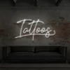 2 Cursive Tattoos Neon Light