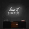 3 Keep It Simple Neon Light