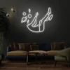 3 Falling Universe With Person Neon Light