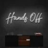 3 Hands Off Neon Light