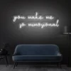 3 You Make Me So Mimogional Neon Light