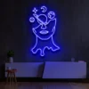 3 Half Universe Face Neon Light