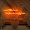 3 No Talkie Before Coffee Neon Light