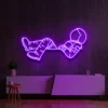 4 Laying Astronaut Neon Light
