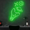 4 Broken Bulb Universe Neon Light