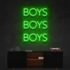 4 Boys Boys Boys Neon Light