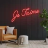 4 Je Faime Neon Light