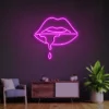 4 Thirsty Lips Neon Light
