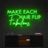 4 Make Each Hair Flips Fabulous Neon Light