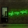 4 Wash Rinse Repeat Neon Light