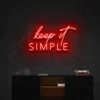 5 Keep It Simple Neon Light
