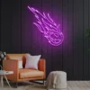 5 Falling Asteroid Neon Light