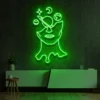 5 Half Universe Face Neon Light